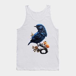 Beautiful Blue Bird Tank Top